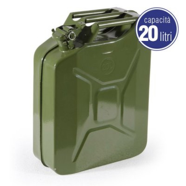 Tanica metallica per carburanti 20 litri
