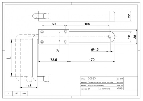 Fermapersiana FP24 ibfm da 180 mm