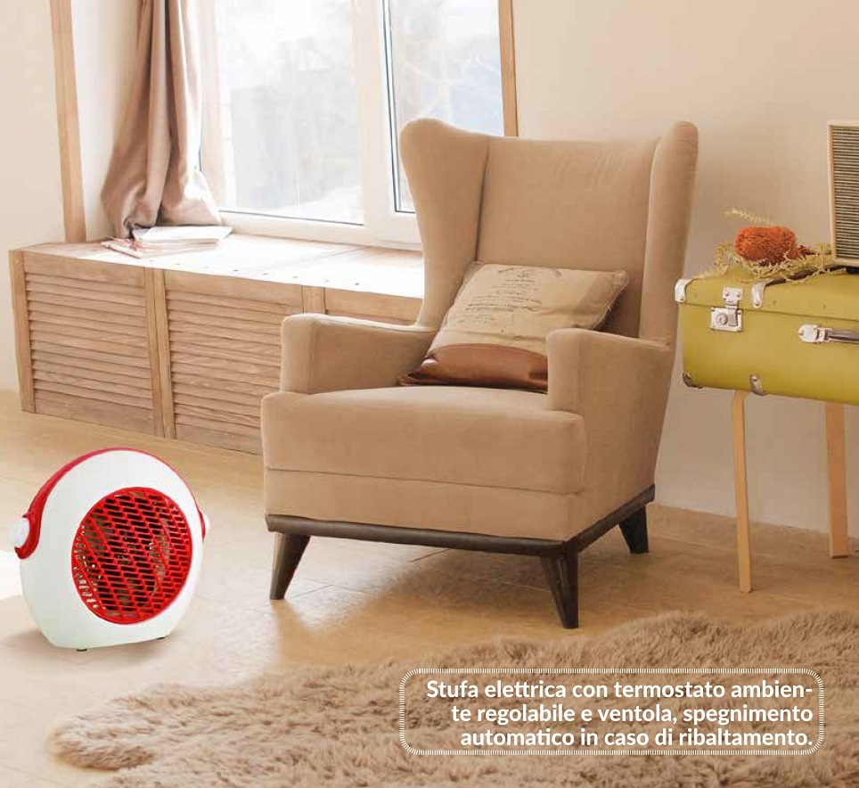 stufa bicolore 2000 w  ER022