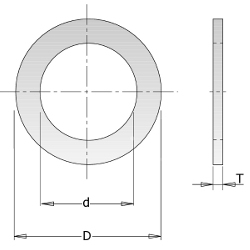 Anello riduzione per dischi vidia 30mm - 16mm