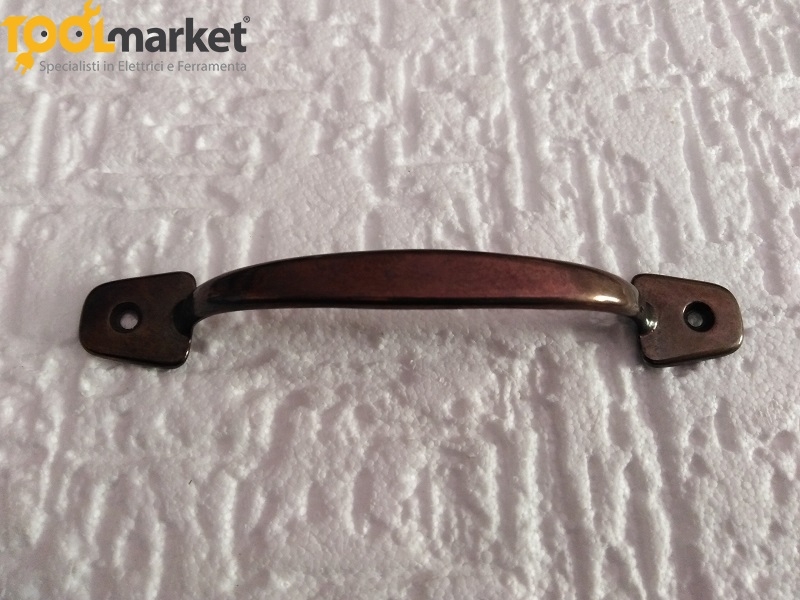 Maniglia a ponte  da 115 mm in ottone  bronzato Pace srl 