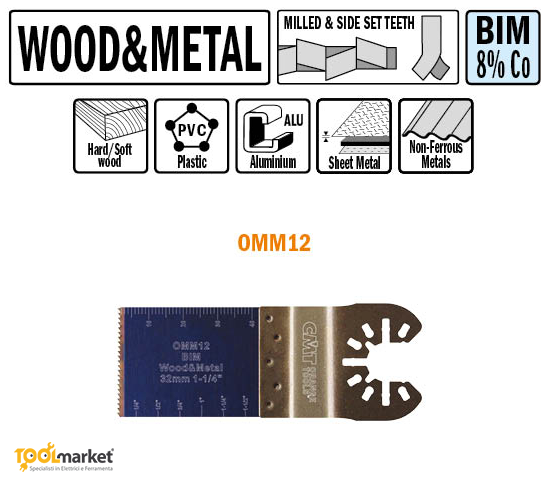 Lama multiutensile OMM12 32mm