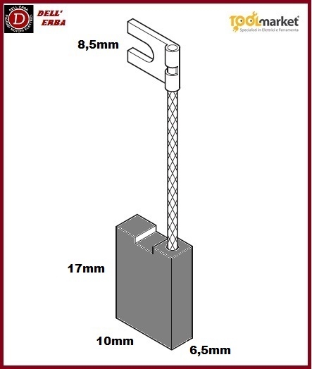 Spazzola per elettroutensili 1758