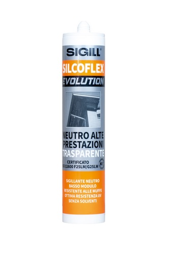 Sigillante neutro  trasparente 591 Sigillflex evolution da 280ml