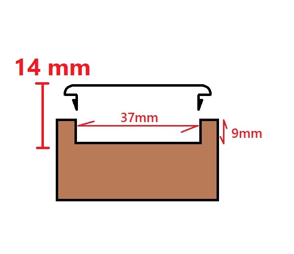 Meccanismo per persiane orientabili TIN LUX54  coppia per lamelle da 6 cm in alluminio e PVC
