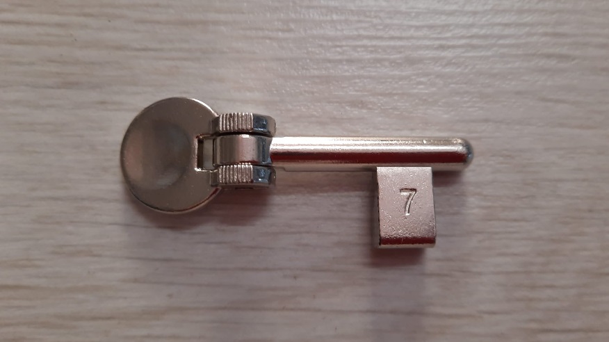 Chiave snodo per serrature a gancio B00502
