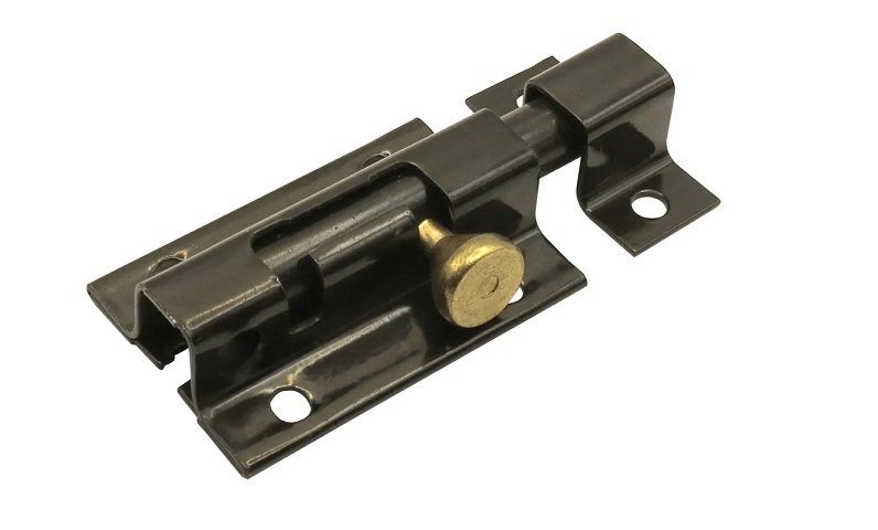 Catenaccio trasversale zincato mm 100 colore nero IBFM