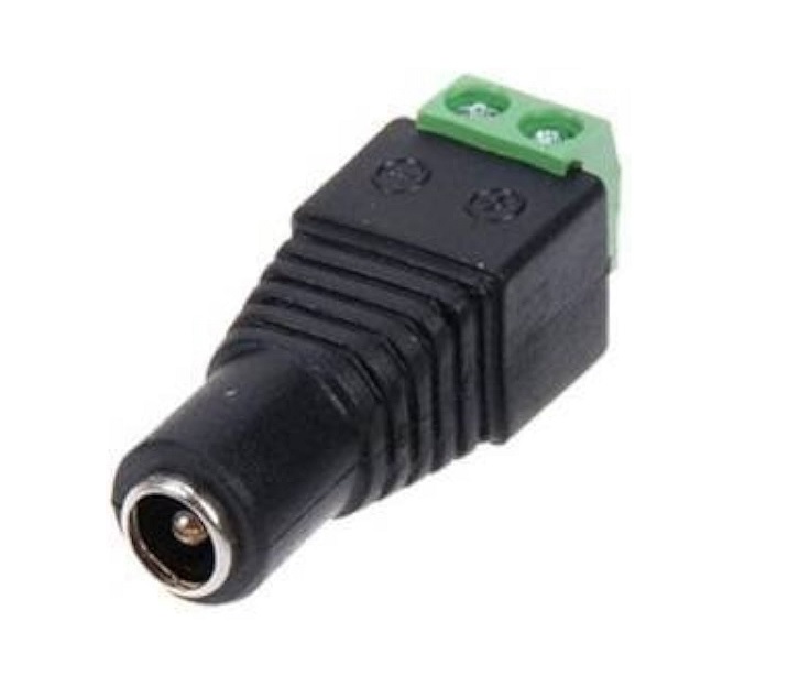 Spinotto connettore presa jack DC 12 v femmina OUT