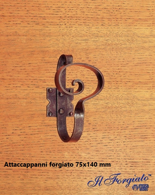 Appendiabiti in forgiato FA772.R ruggine  
