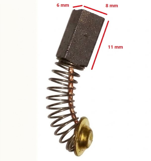 Spazzola carbone( coppia)  per elettroutensili AG8508E