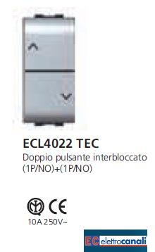 Doppio pulsante interbloccato LIFE TEC ECL4022TEC