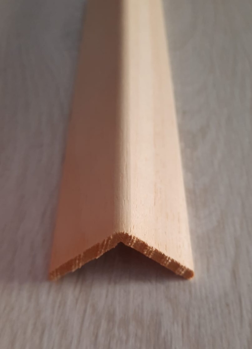 angolare paraspigolo ayous grezzo da 35 mm x 3 MT