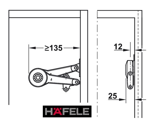 Guida snodata Hafele Duo