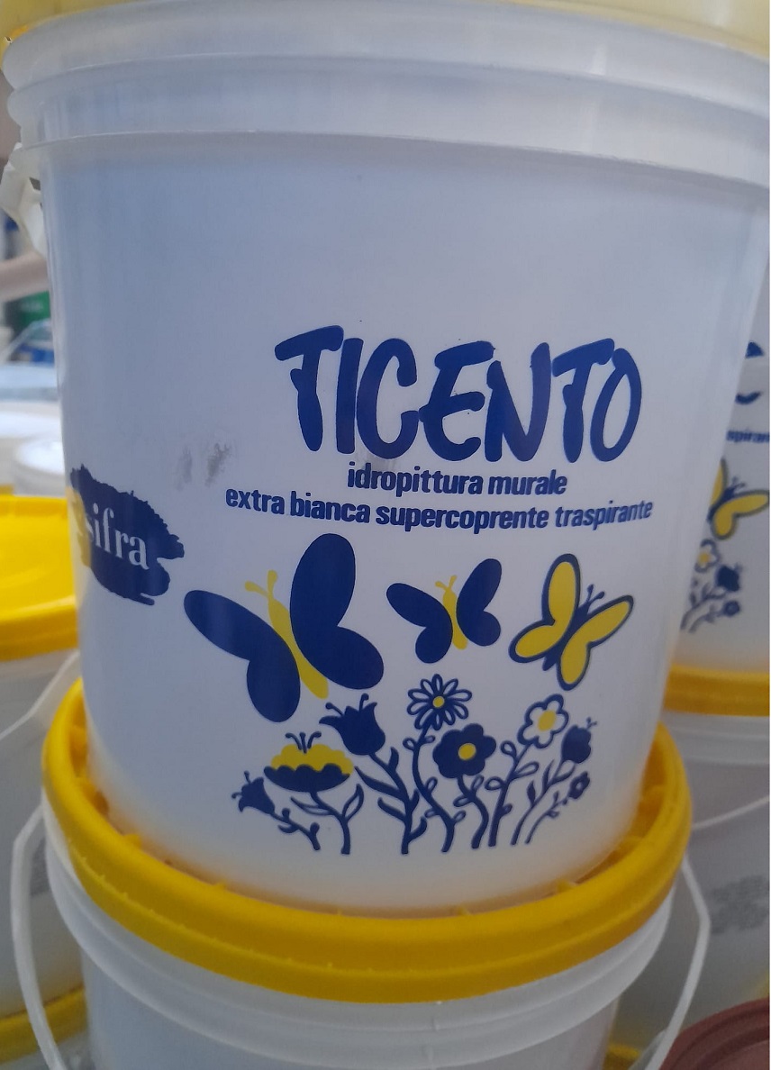 Idropittura traspirante bianca TICENTO Sifra da 5 lt