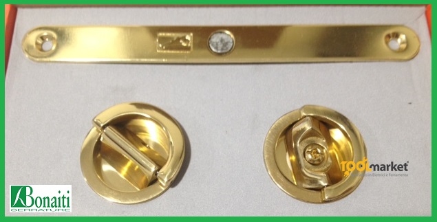 Kit serratura e maniglie per porte libro B63