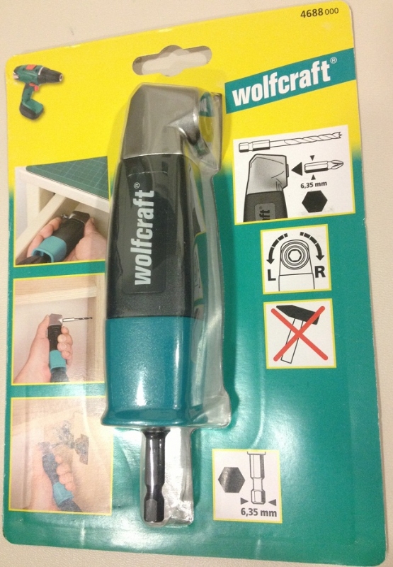 Portainserti ad angolo 90 WOLFCRAFT 4688000
