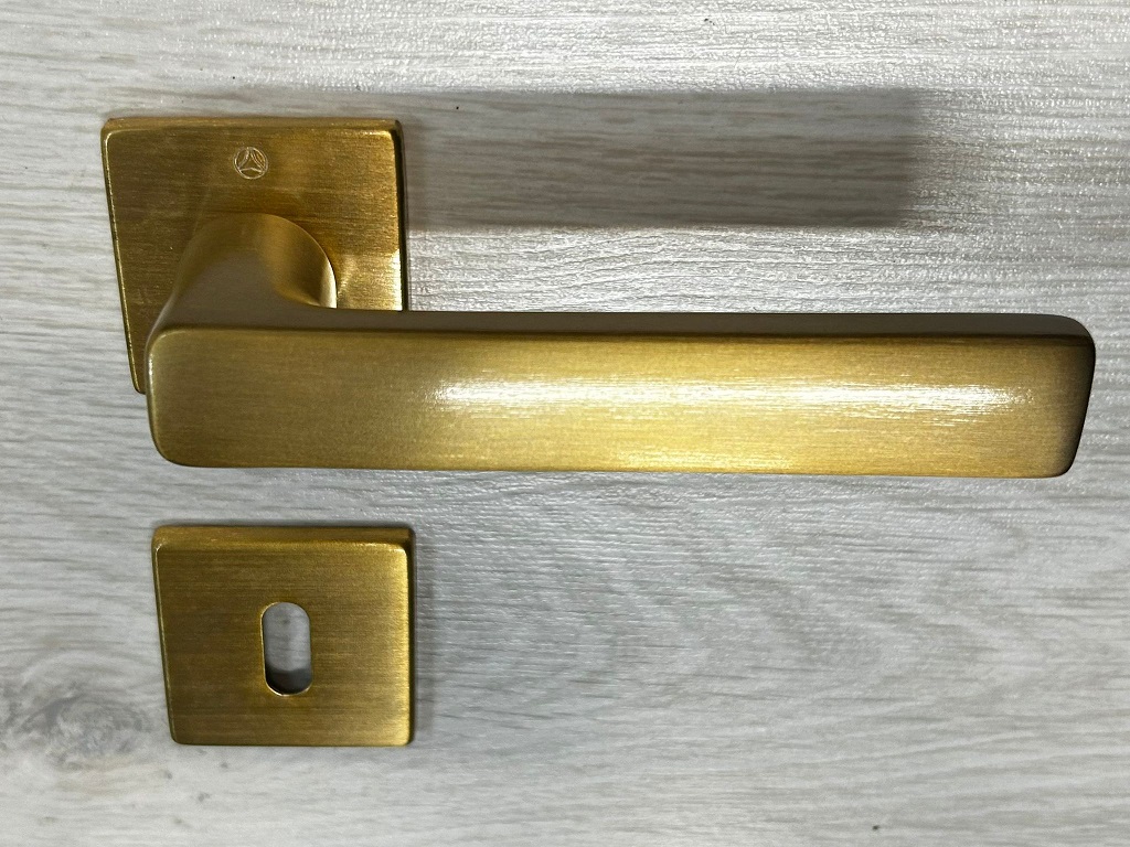 Maniglia e dk 7900 Toulon alluminio oro satinato  Ghidini 
