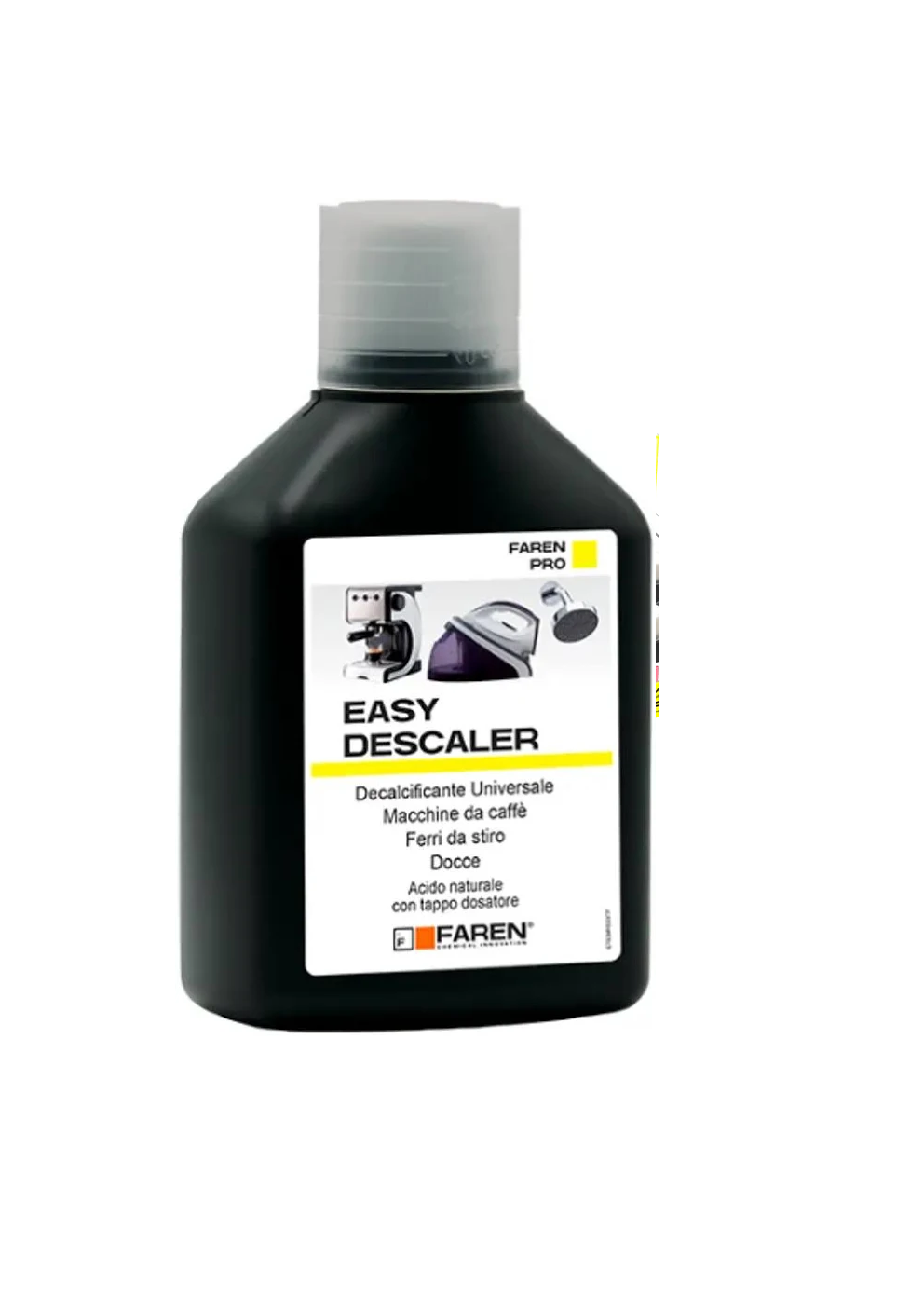 Decalcificante universale per macchine del caffè, ferro da stiro e docce EASY DESCALER da 500 ml Faren 