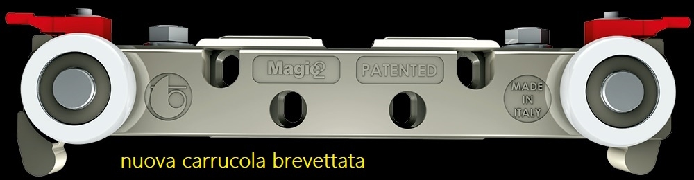 Kit per porta scorrevole a scomparsa Terno MAGIC2 FLUID