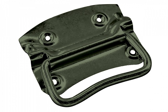 Maniglia per baule nera da 90 mm