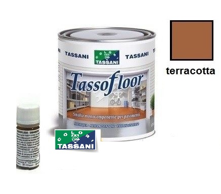 Smalto all'acqua per pavimenti 750 ml tassofloor TASSANI