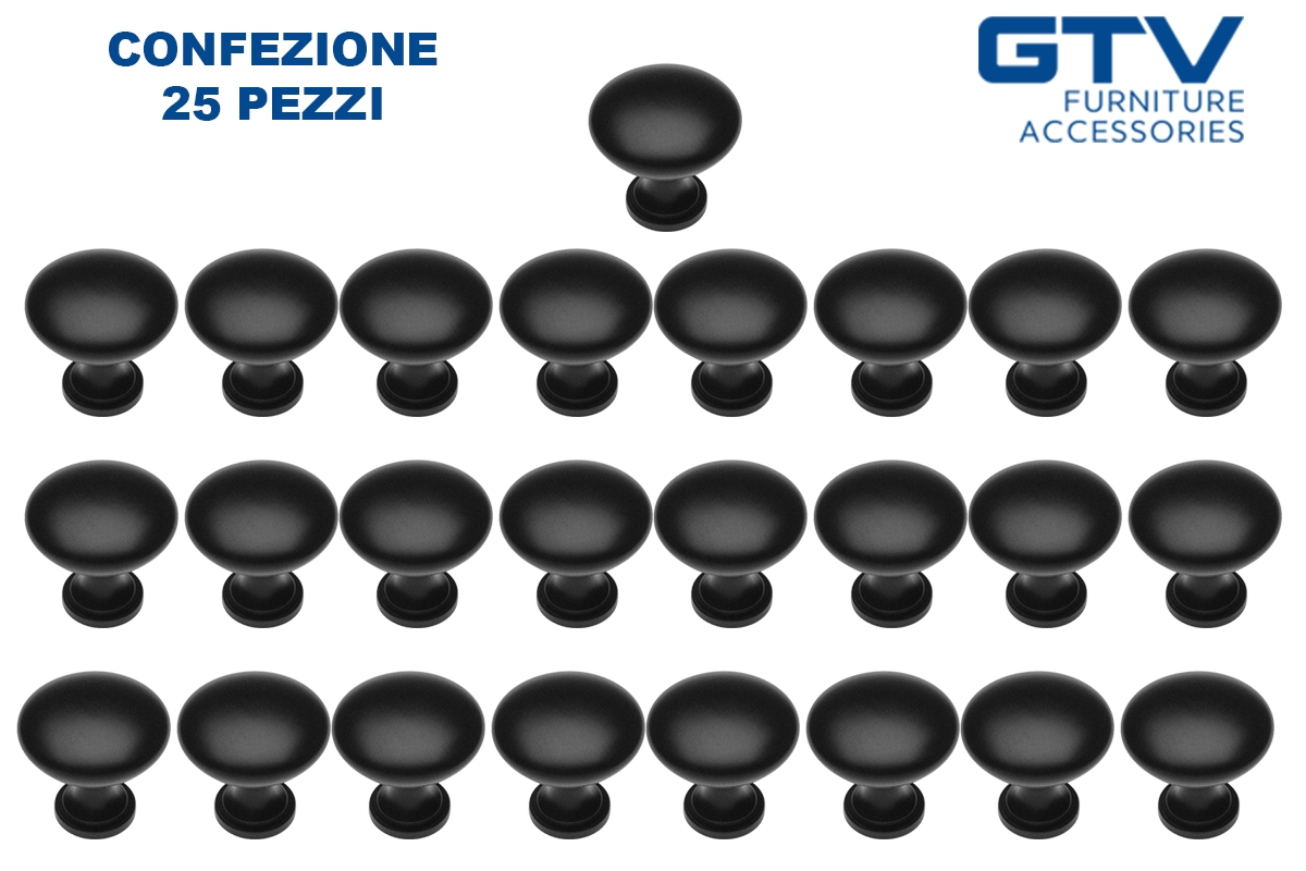 Pomolo per mobili modello TERNI da 30mm - GTV