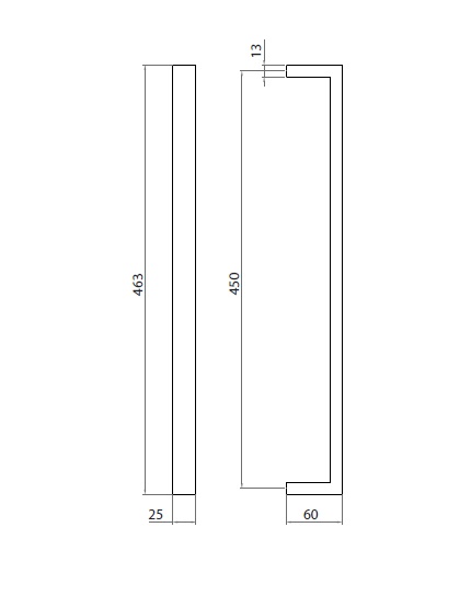 Maniglione Steel 109 inox