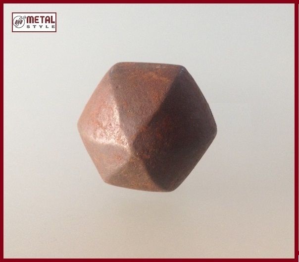 Borchia ferro bombata  Ø 27 Metal 65130