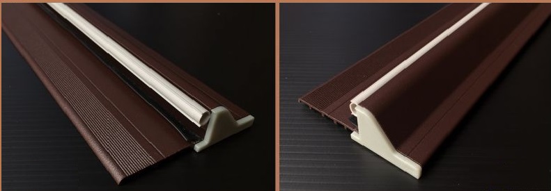 Soglia antipioggia alluminio D-Rain per porte - Domatic