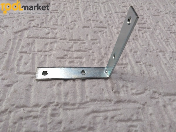 Lastrina angolare zincata 80x80 mm