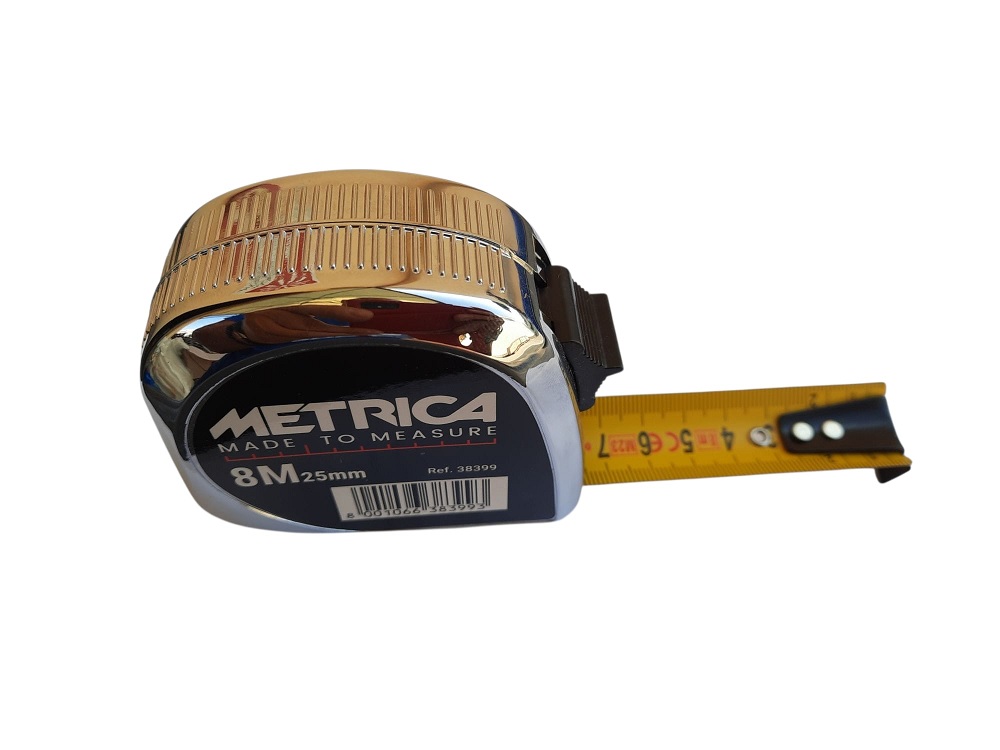 Metro flessibile 8 mt autobloccante Metrica 