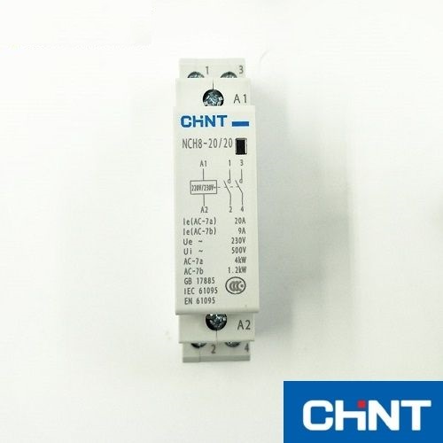 Contattore NCH8-20/20 Chint 220/230V 20A