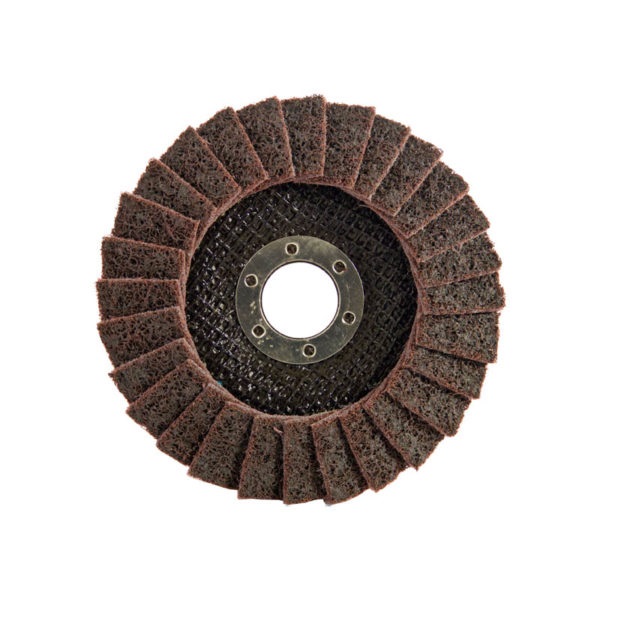 Disco lamellare 115mm in fibre grana media rosso