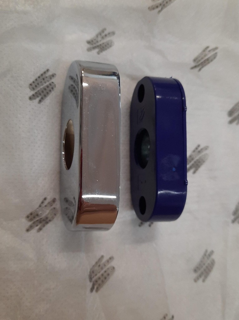 Rosetta stretta con molla di ritorno cromo lucido  CD73 RS/M Colombo 