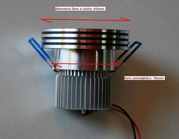 Faro incasso LED 5w