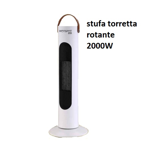 Stufa torretta Hotspot rotante 2000 W ER037