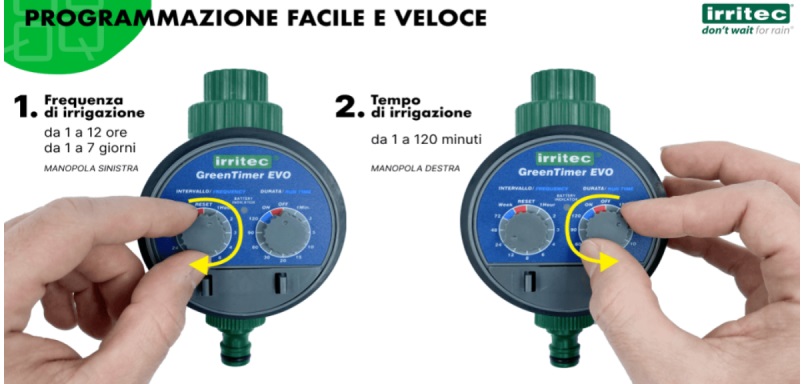 Programmatore computer per irrigazione EVO