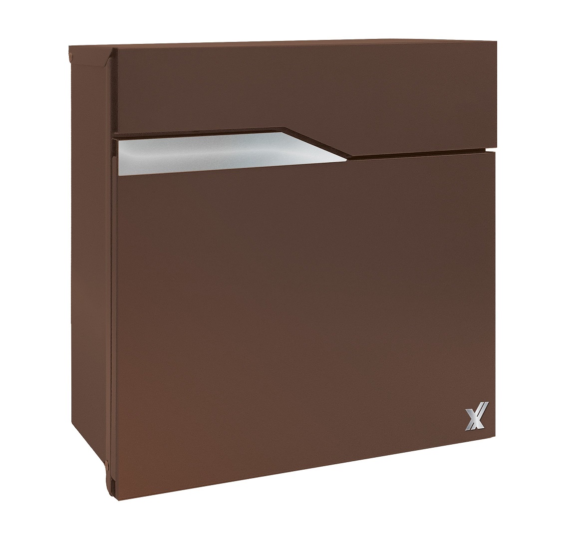 Cassetta postale Nettuno color RUGGINE Alubox