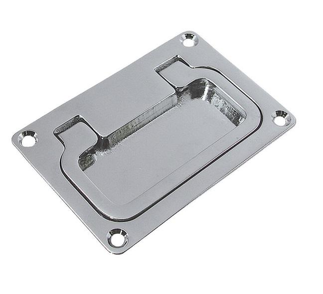 Alzapagliolo ottone cromato   MM 74 x 50 mm  art. 103B Foresti