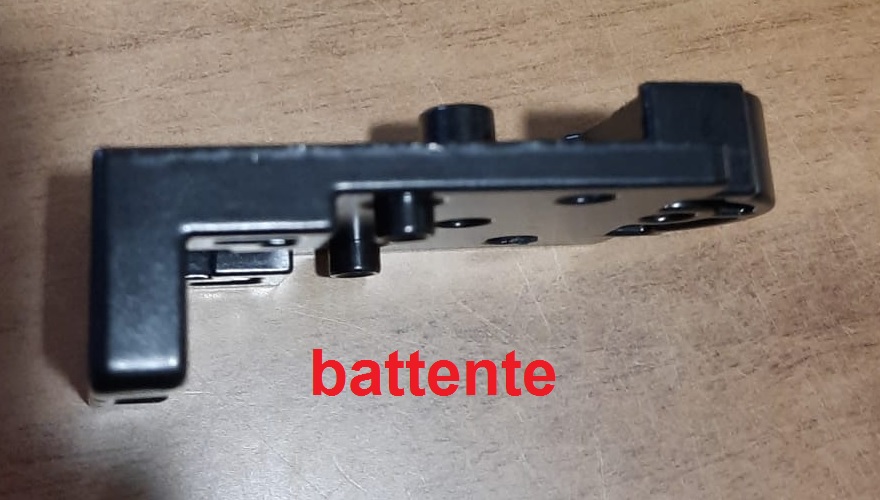 Supporto per bandella orizzontale  per sistema Abaco H00915xx93 Supporto per bandella orizzontale  per sistema Abaco H00915xx93