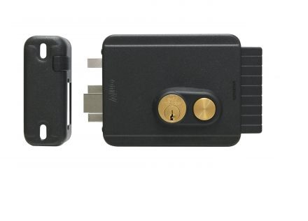 Serratura elettrica per legno nera BLOCK OUT - VIRO 8977.712.x.469