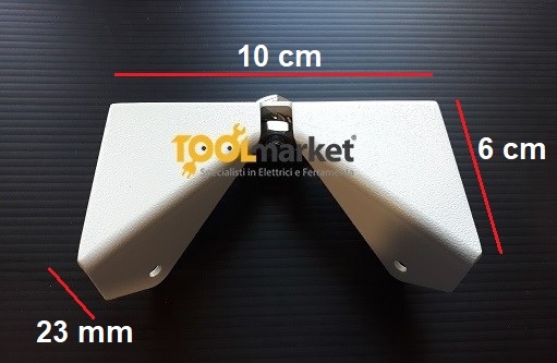 Staffa fissaggio angolare per proiettori