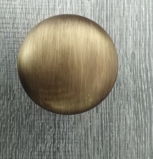 Pomolo per porte bronzato graffiato opaco GEMINI 63mm COTTALI