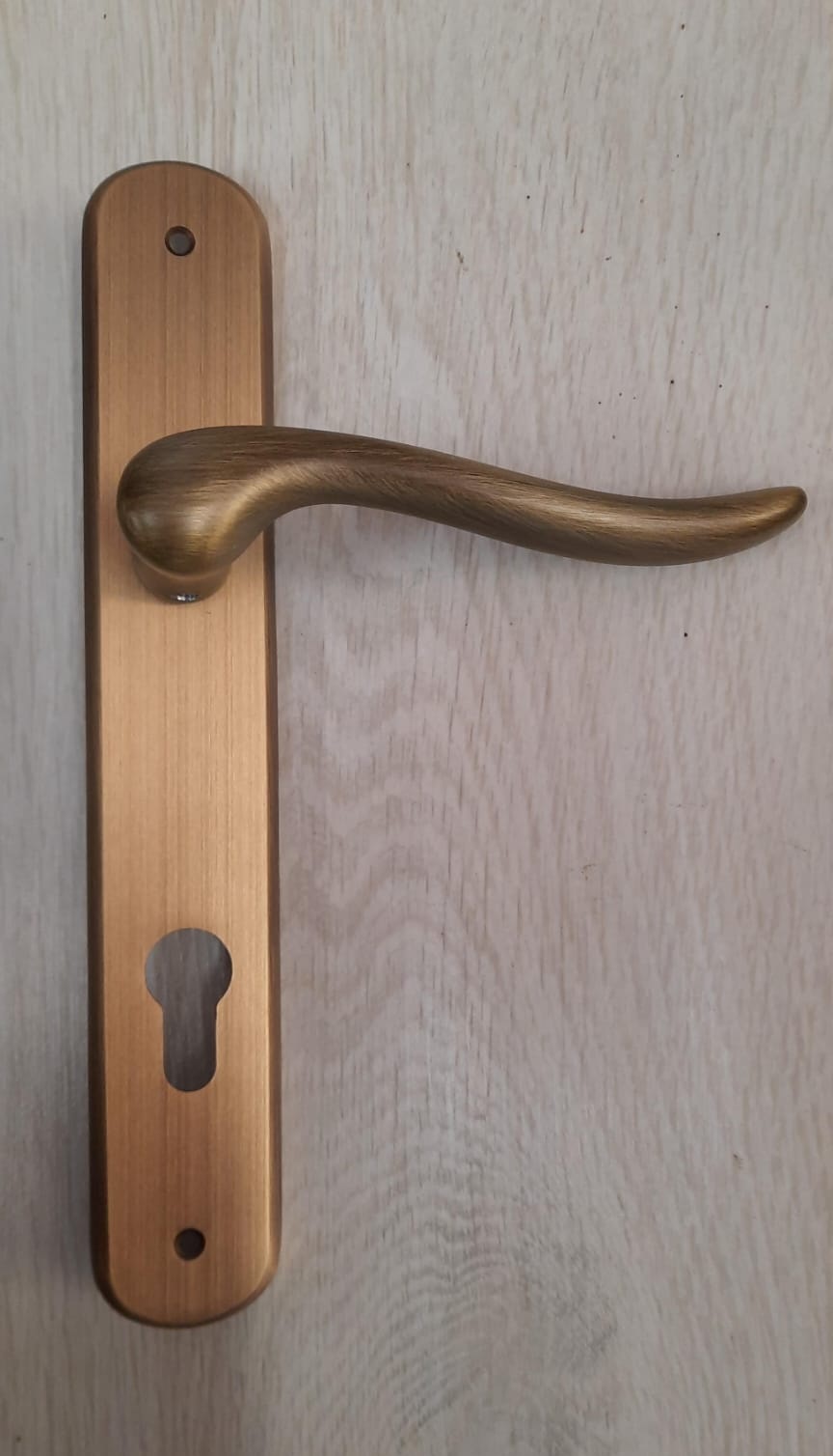 Maniglia  placca YALE per porta Amalfi bronzo yester Frosio Bortolo  