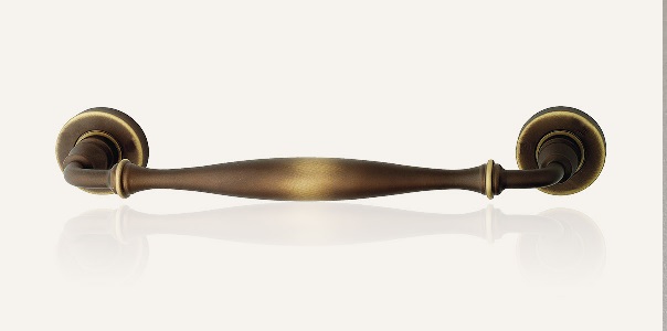 Maniglione Tosca bronzo sfumato opaco da 225 mm  - LINEA CALì 