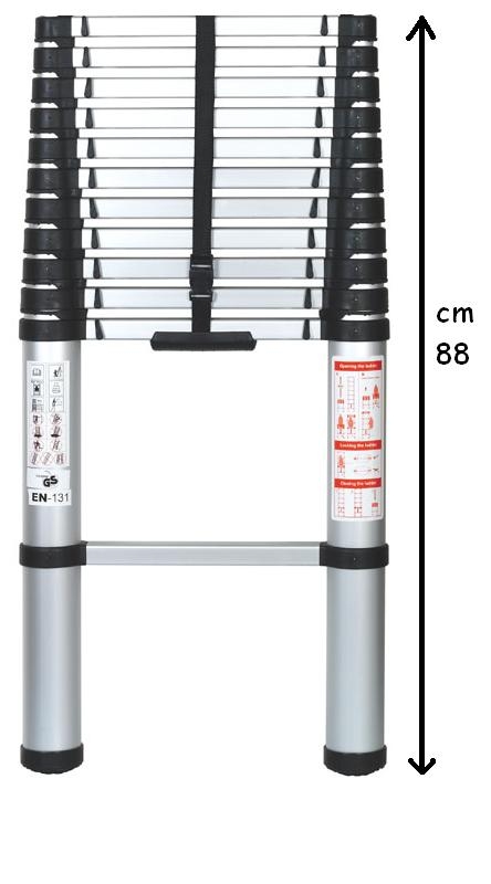 Scala telescopica 11 gradini