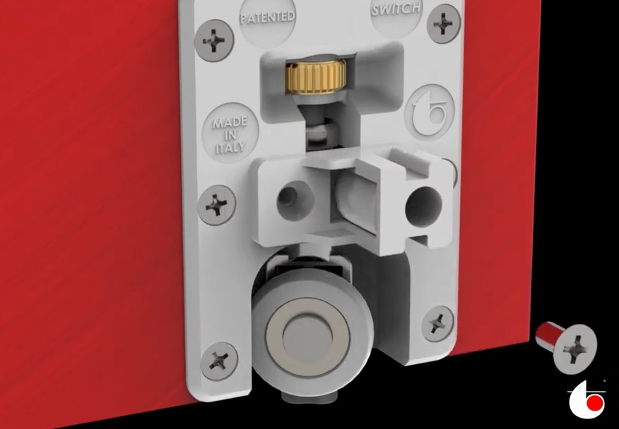 Kit per porta scorrevole  per ante complanari SWITCH - Terno scorrevoli K1371.1.2.02 Kit per porta scorrevole  per ante complanari SWITCH - Terno scorrevoli K1371.1.2.02