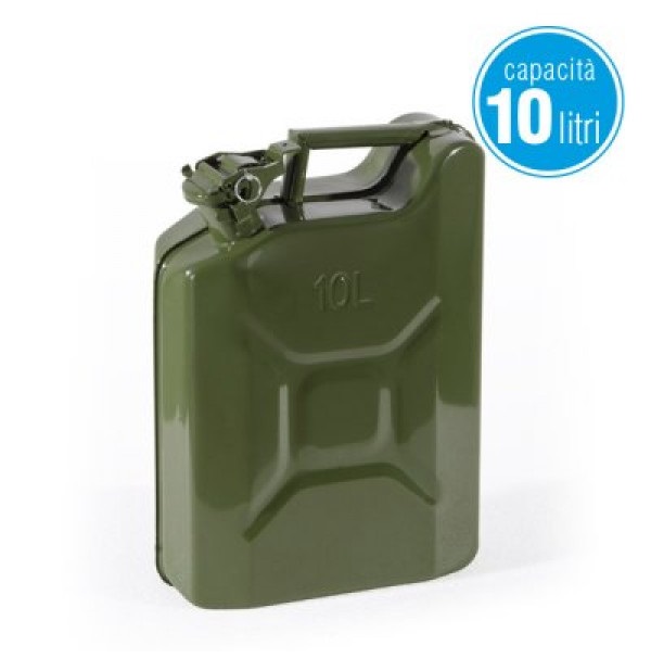 Tanica metallica per carburanti 10 litri