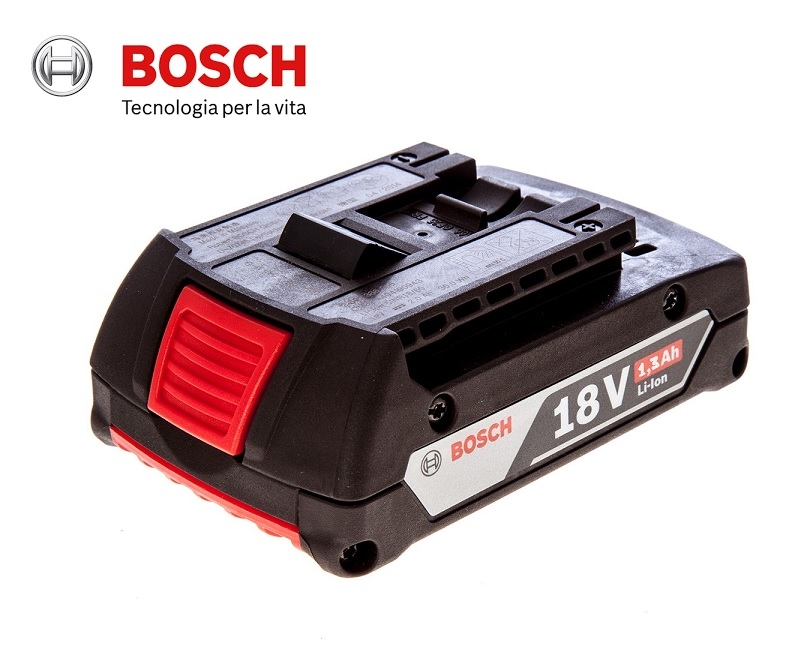 Batteria Bosch originale litio 18v - 1,3ah TORCIA GLI-18-V-L in omaggio