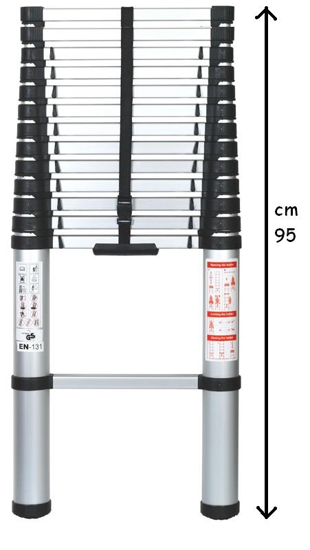 Scala telescopica 13 gradini